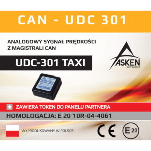 Impuls prędkości CAN UDC-301 TAXI